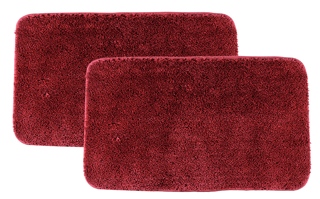 MICROFIBER ANTI SLIP BATH MAT CM RED