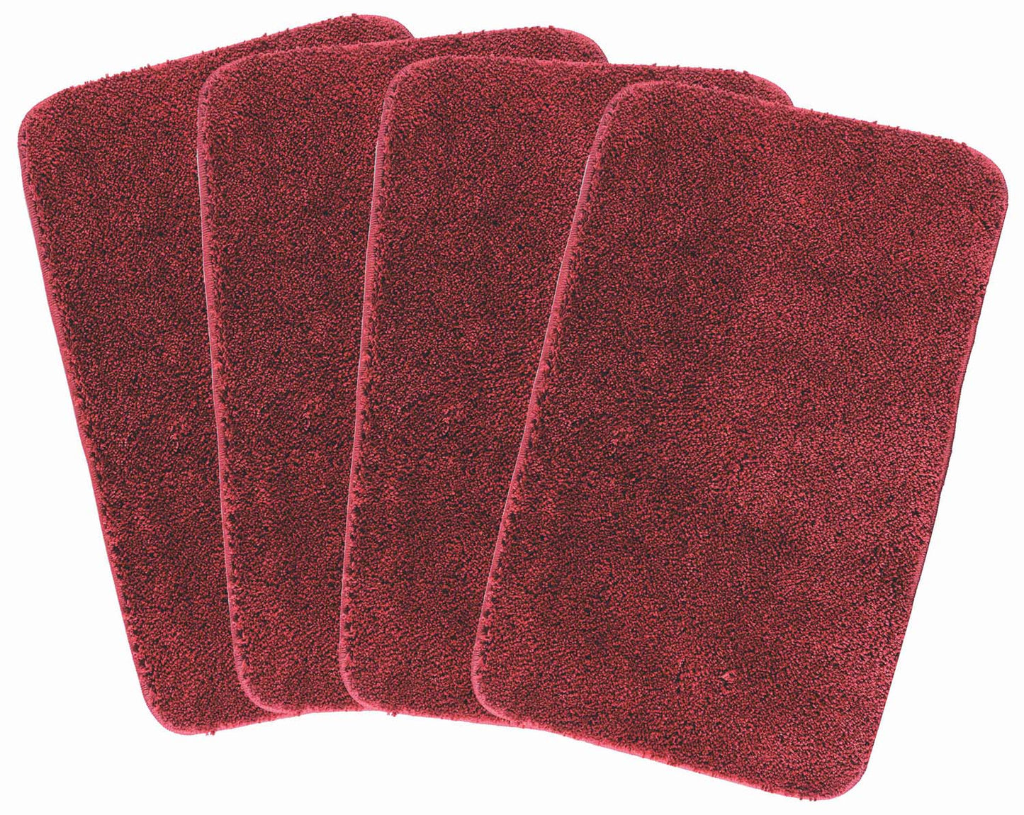 MICROFIBER ANTI SLIP BATH MAT CM RED
