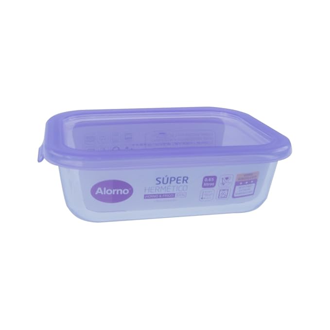 Glass storage container with a lid on a white background