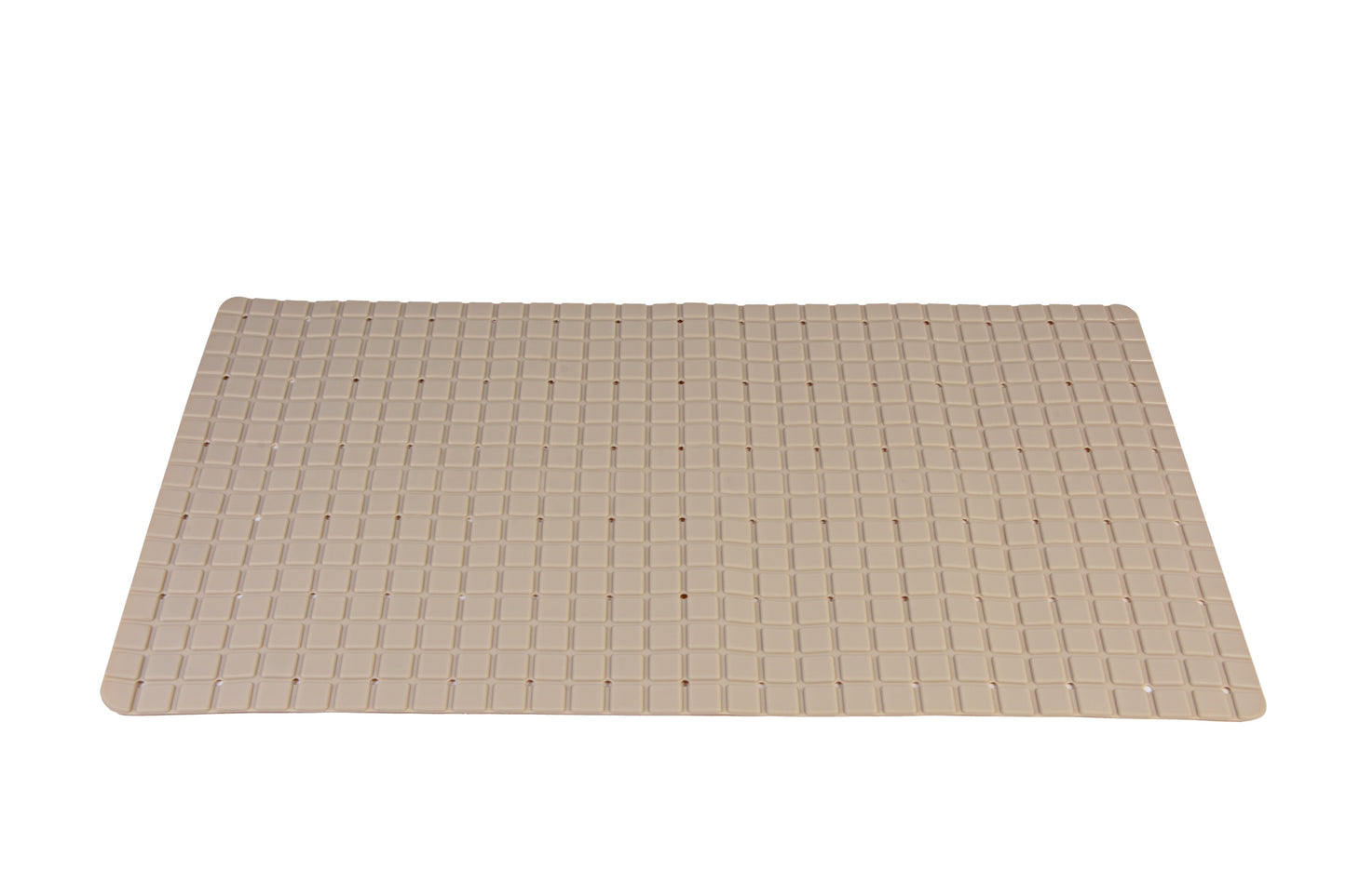 SHOWER MAT ANTI SKID SQUARE BEIGE